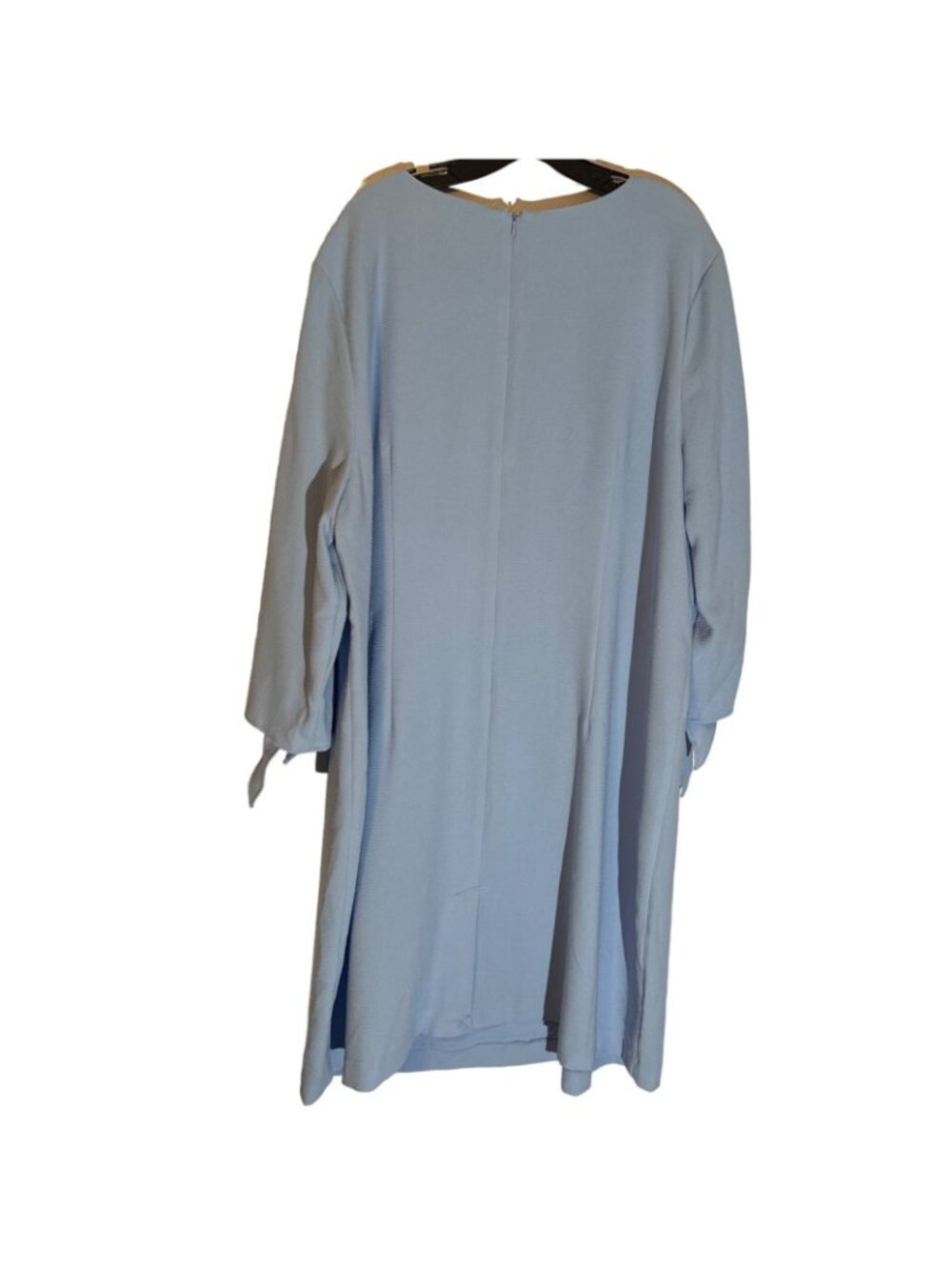 Appleseeds Womens Blue Dress 24W With Sleeve Ties Dress - Picture 10 of 12